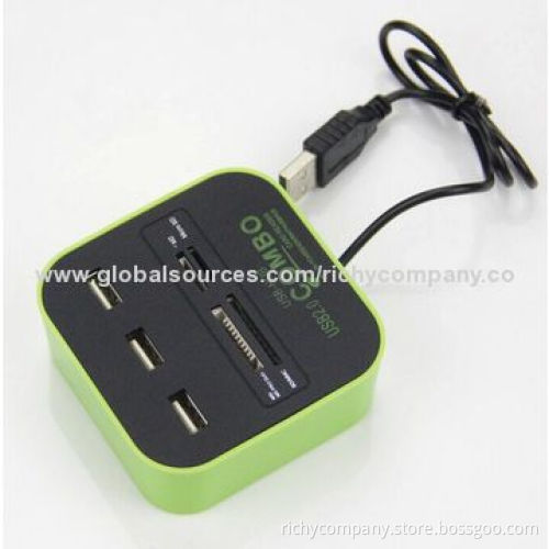 USB HUB, 2-in-1 Design